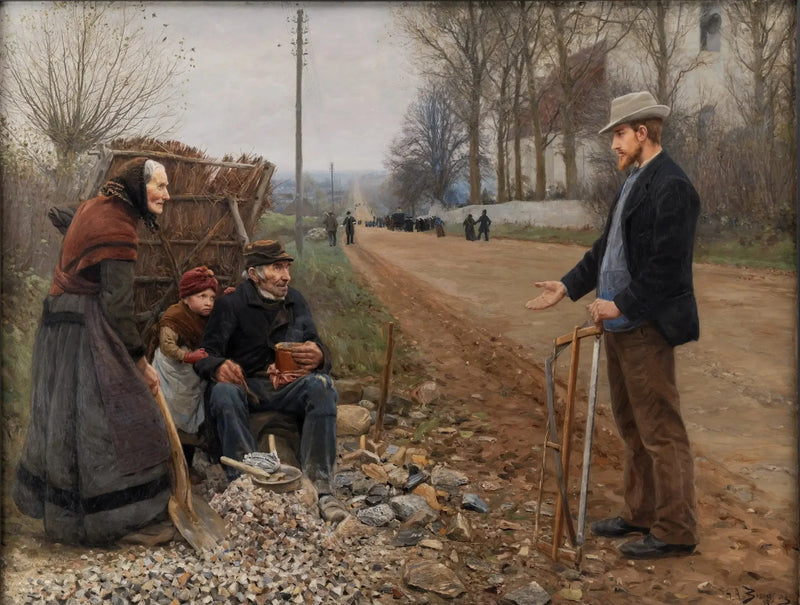 De mensen aan de rand van een weg - H. A. Brendekilde

Source:
Les gens au bord d'une route - H. A. Brendekilde