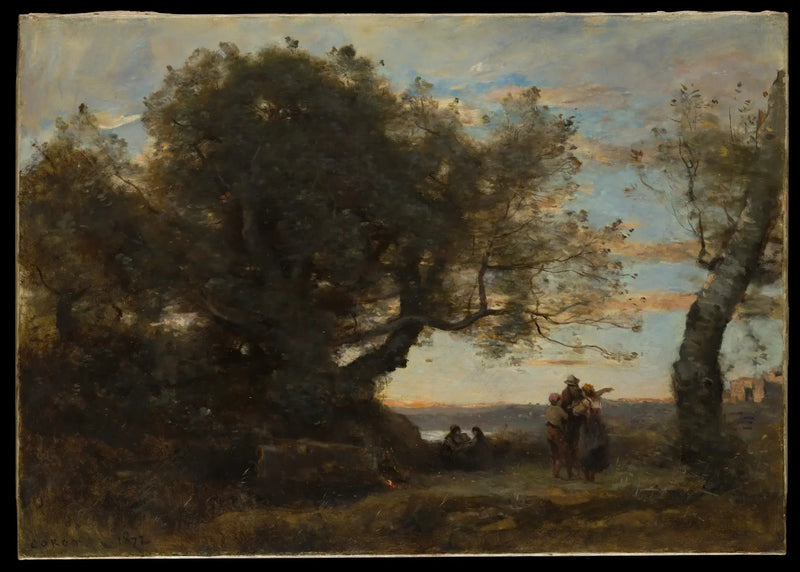 De Zigeuners - Jean-Baptiste Camille Corot