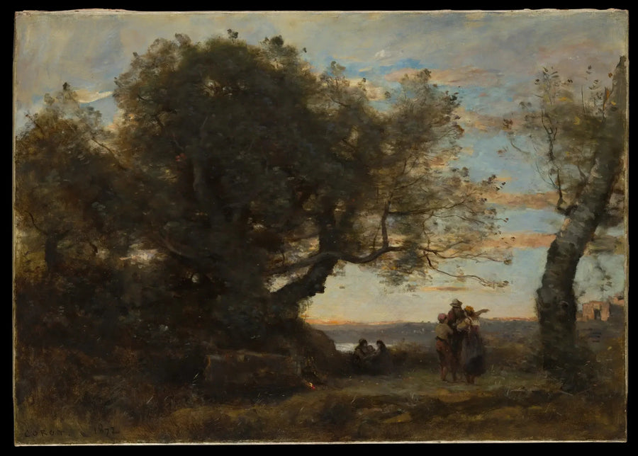 De Zigeuners - Jean-Baptiste Camille Corot