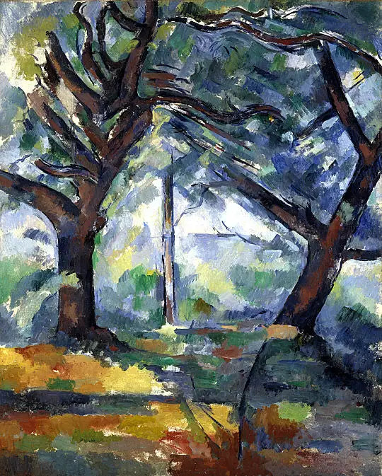 De Grote Bomen - Paul Cézanne