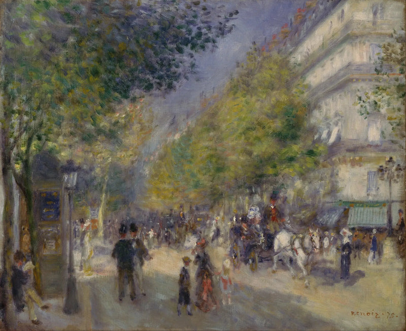 De Grote Boulevards - Pierre-Auguste Renoir