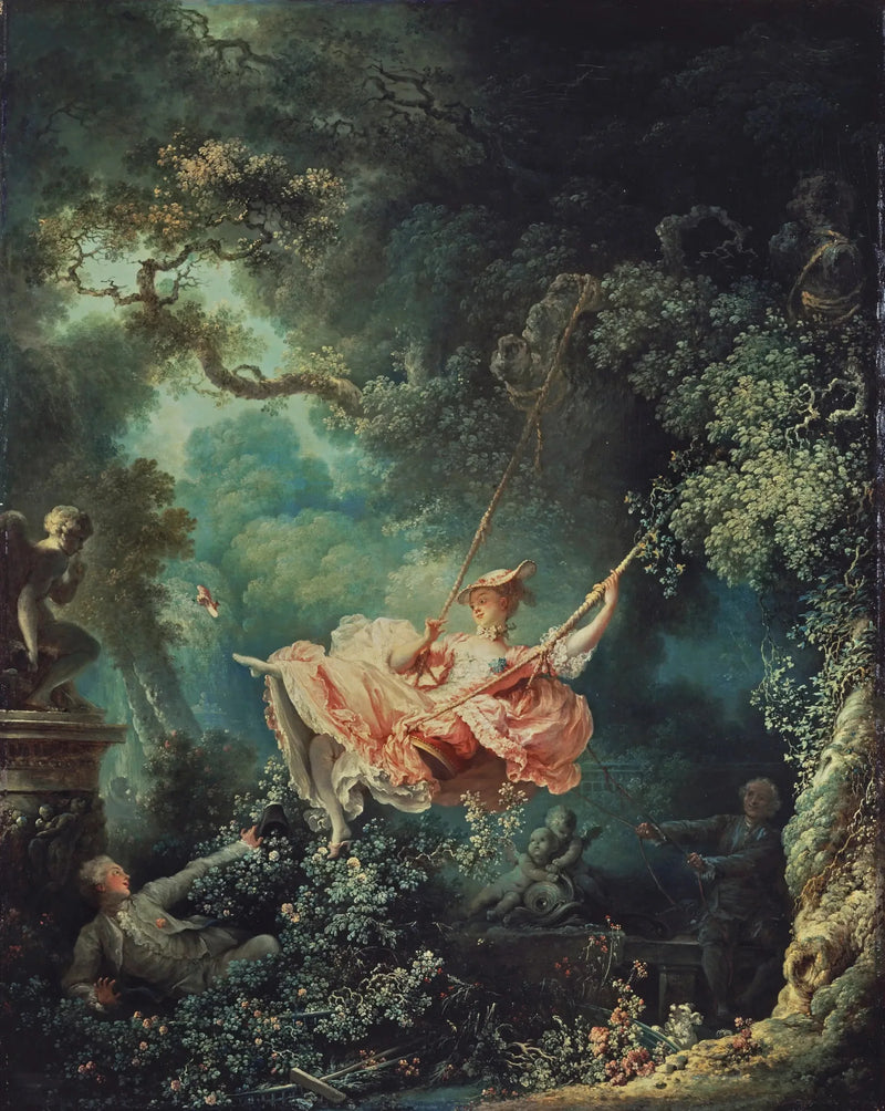 De Gelukkige Toevalligheden van de Schommel - Jean-Honoré Fragonard