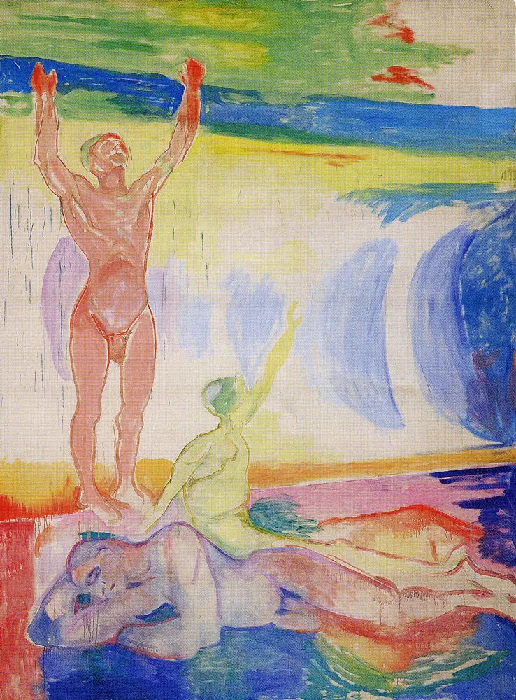 De mannen worden wakker - Edvard Munch