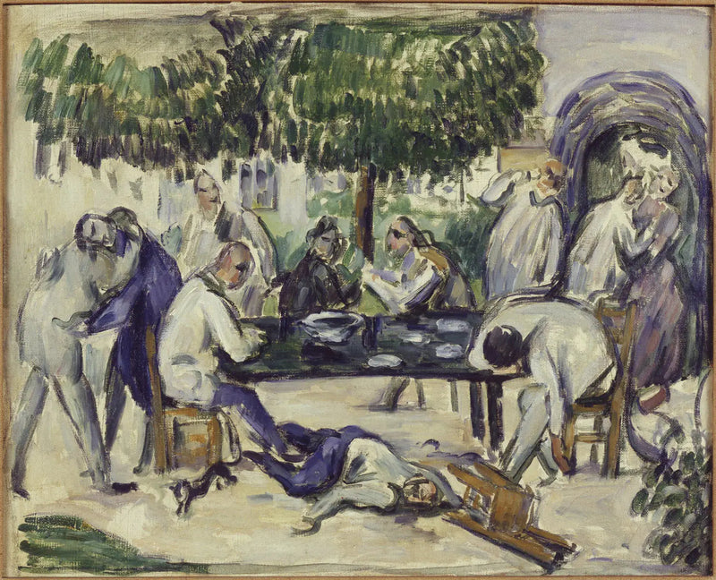 De dronkaards - Paul Cézanne