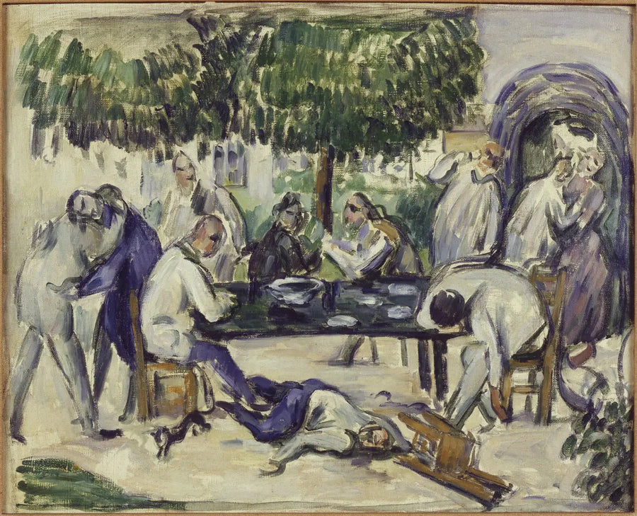 De dronkaards - Paul Cézanne