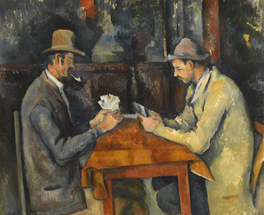 De Kaartspelers - Paul Cézanne