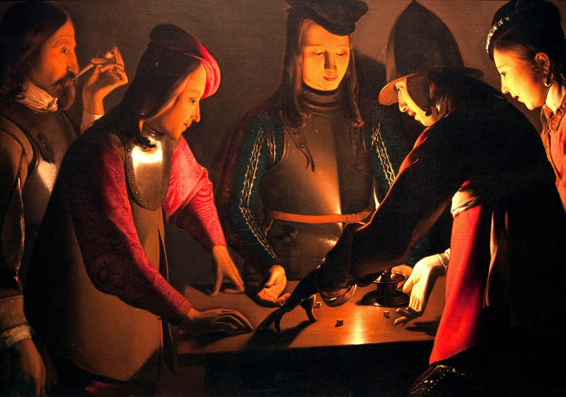 De Dobbelspelers - Georges de La Tour