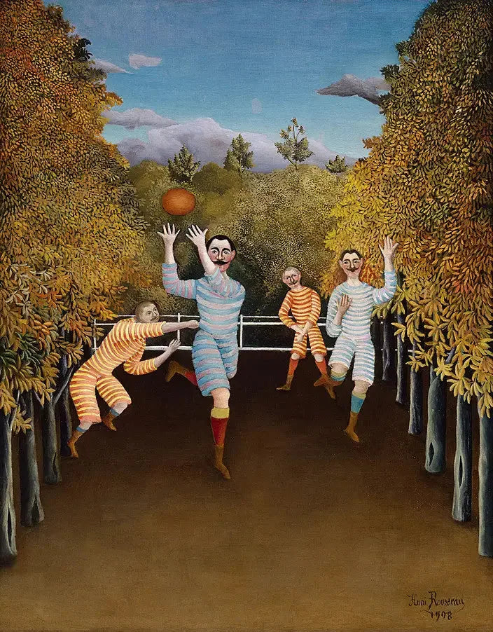 De voetballers - Henri Rousseau