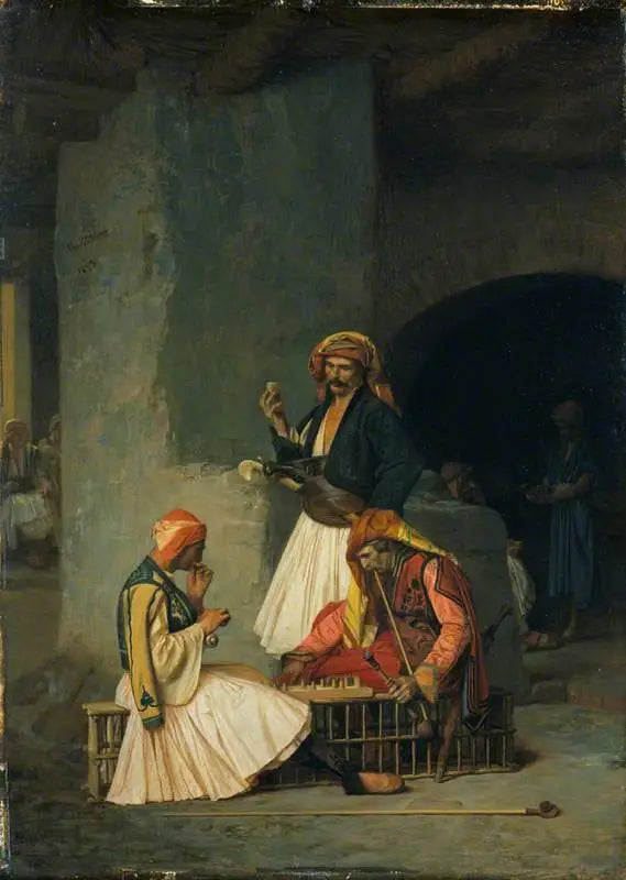 De spelers van de herkansing - Jean-Léon Gérôme