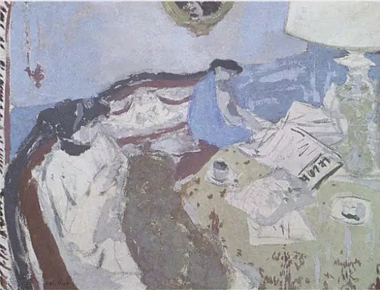 Les journaux - Édouard Vuillard image 1 copie de tableau peinte à la main