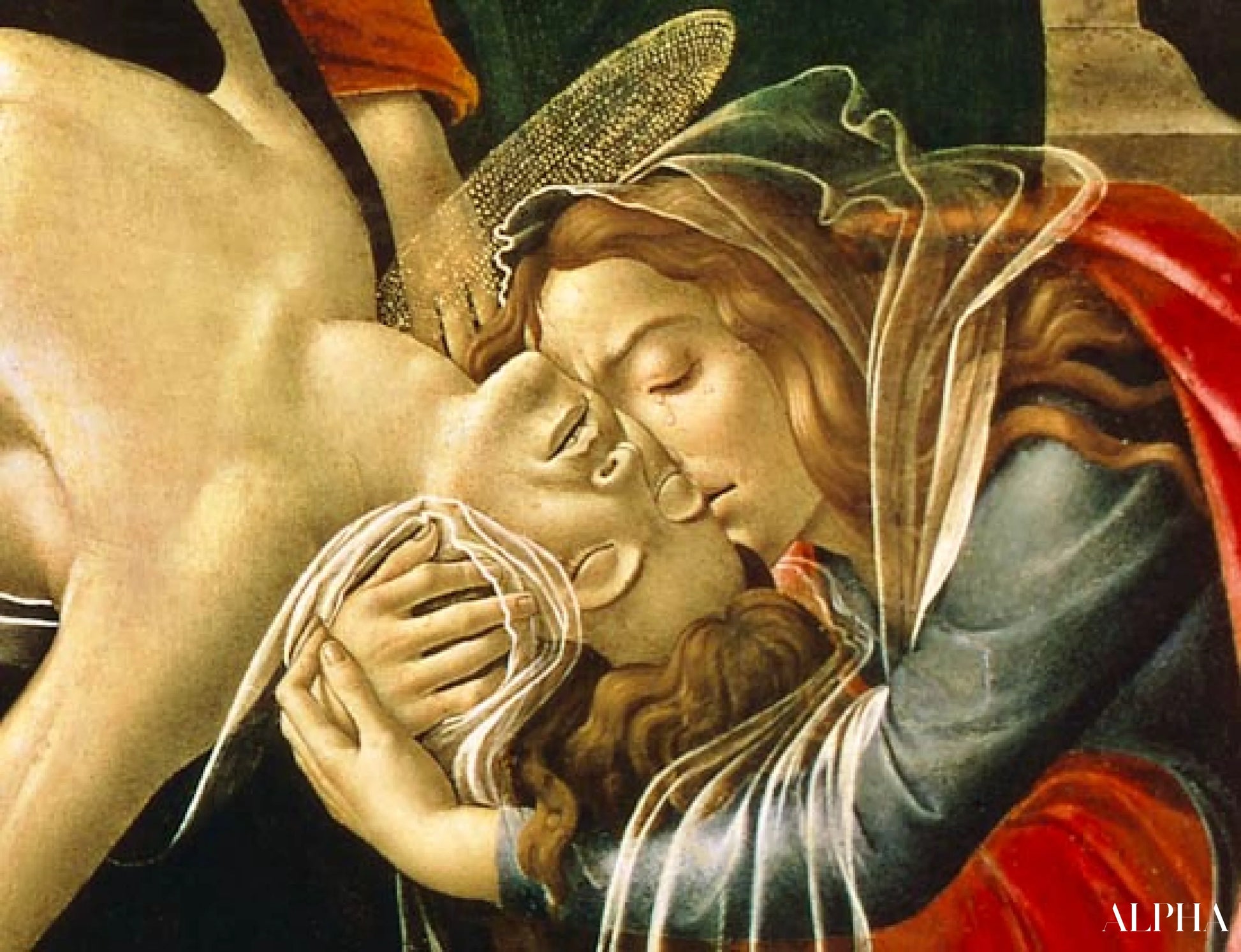De klaagzangen van Christus - Sandro Botticelli - Reproducties van schilderijen en hoogwaardige schilderkunst