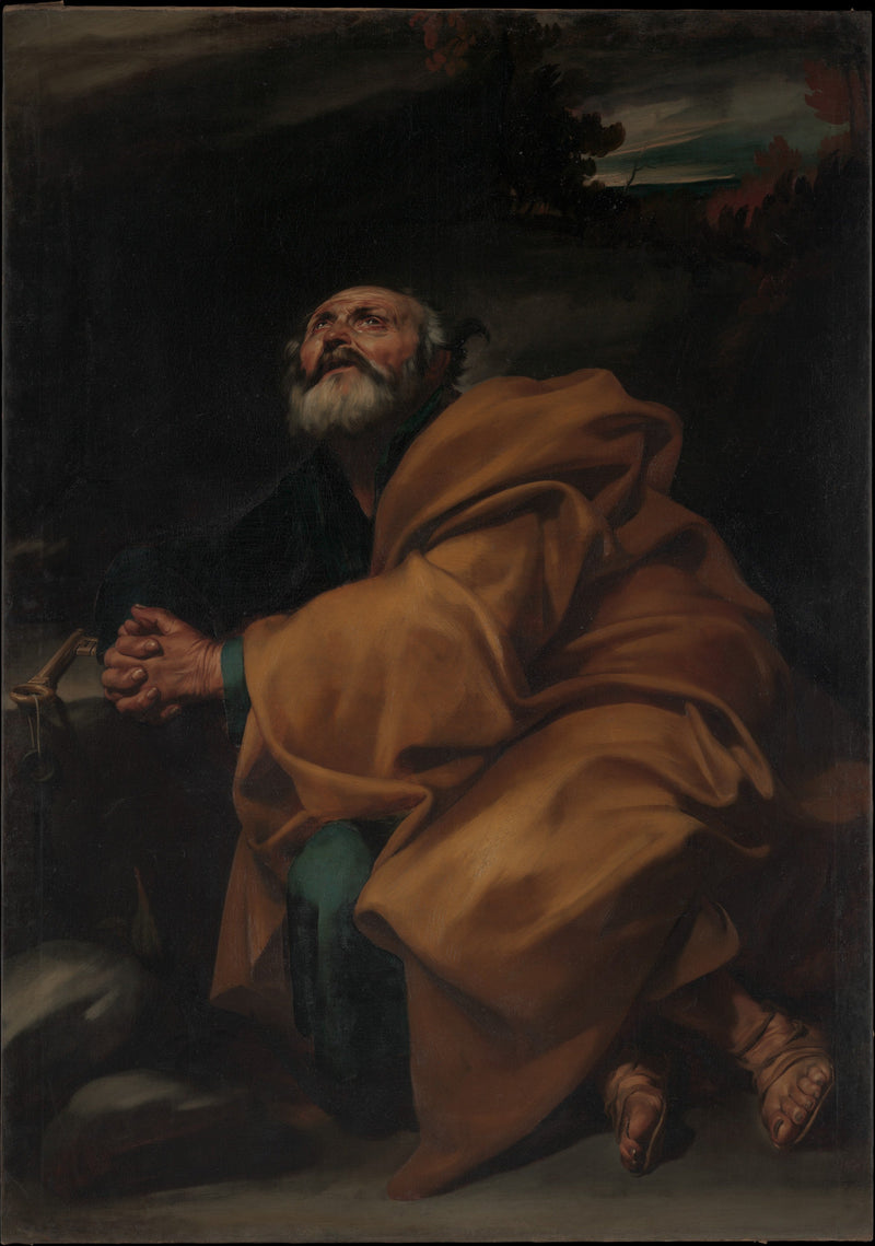 De Tranen van Sint Pieter - Jusepe de Ribera