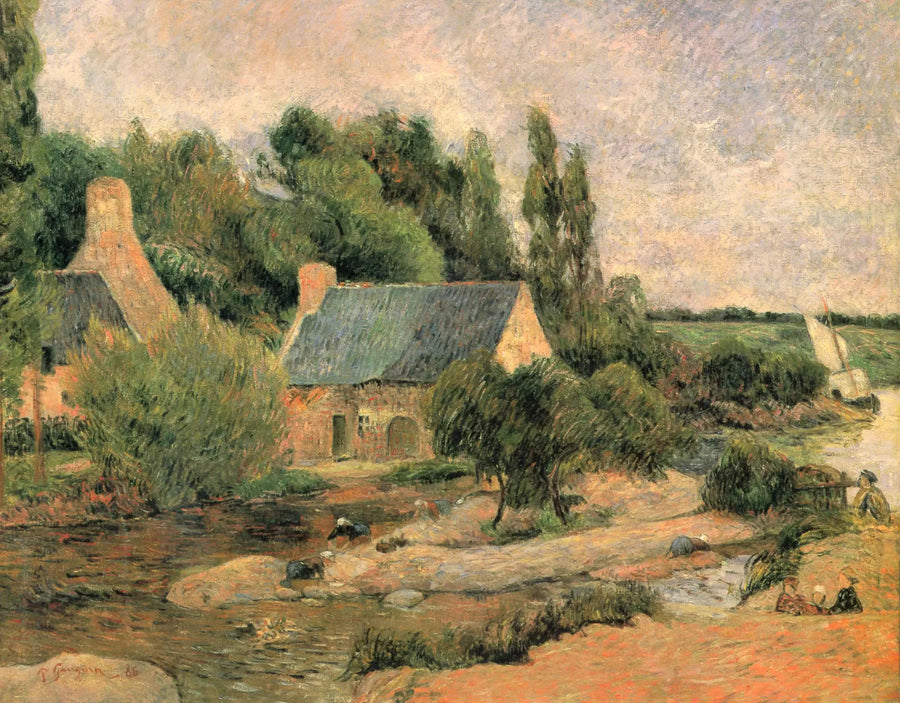 De Wasvrouwen van Pont-Aven - Paul Gauguin