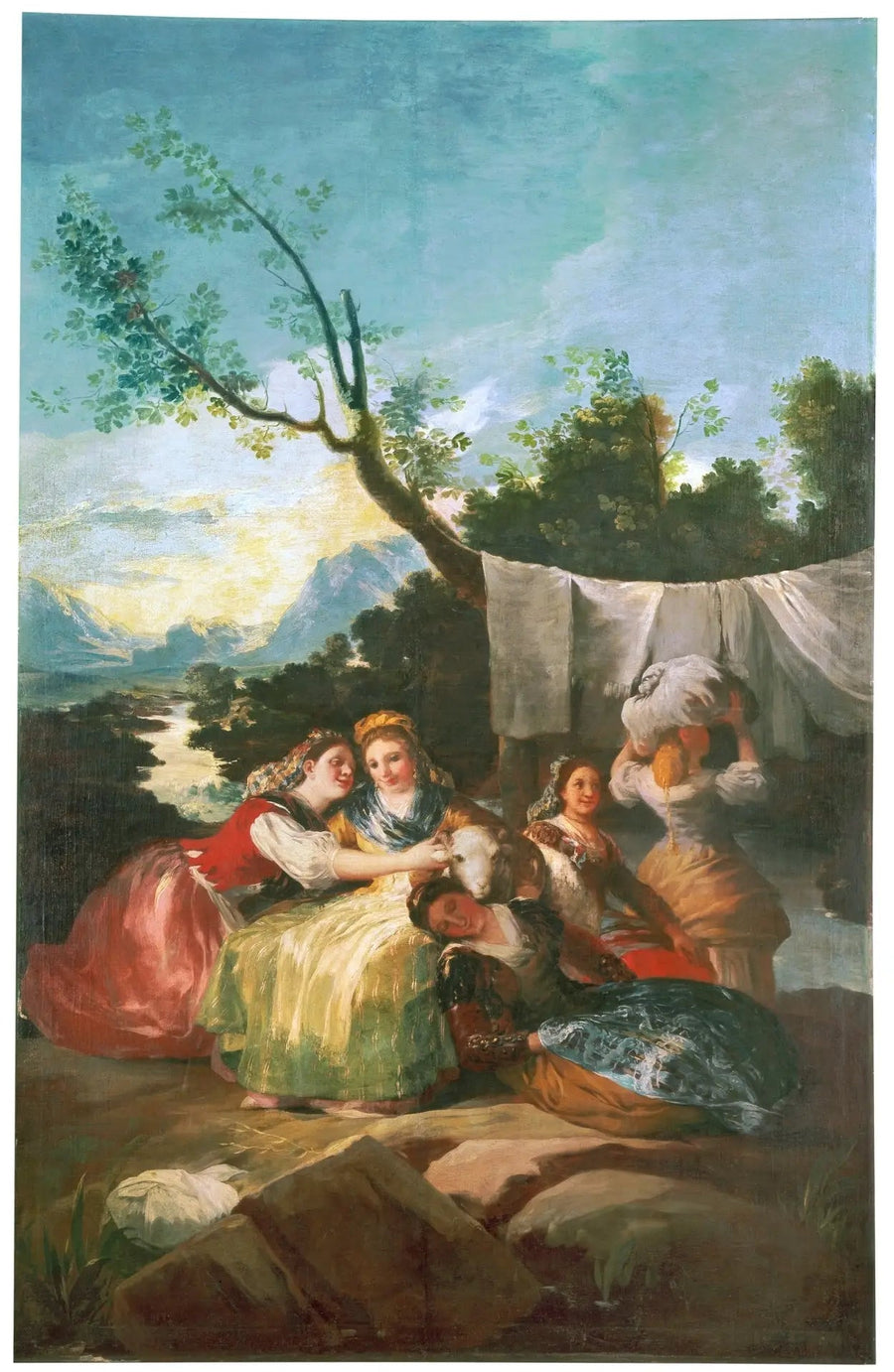 De Wasvrouwen - Francisco de Goya
