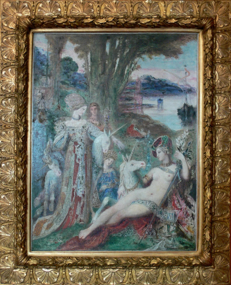 De Eenhoorns - Gustave Moreau
