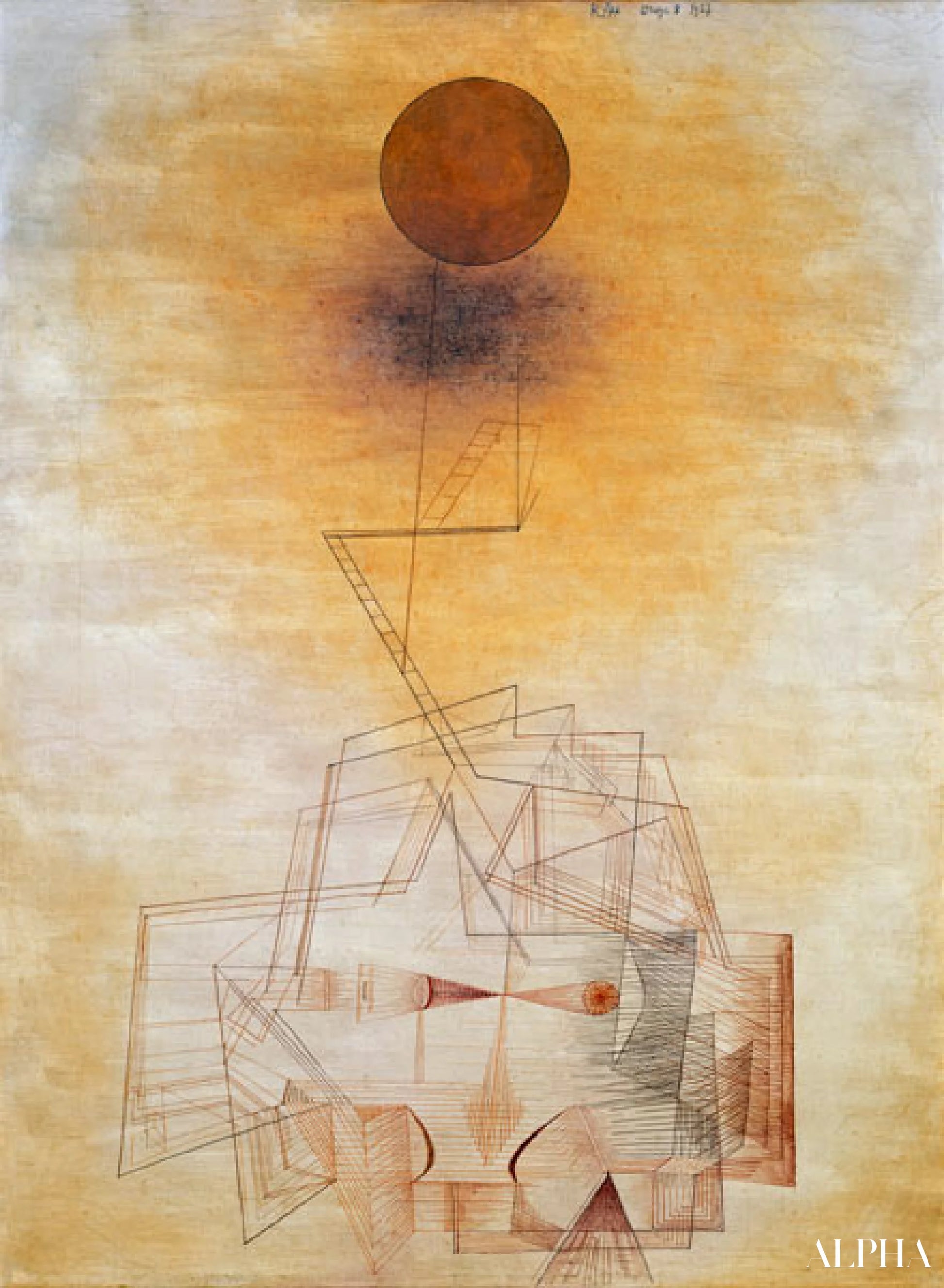 de grenzen van de rede - Paul Klee - Reproducties van schilderijen en hoogwaardige schilderijen