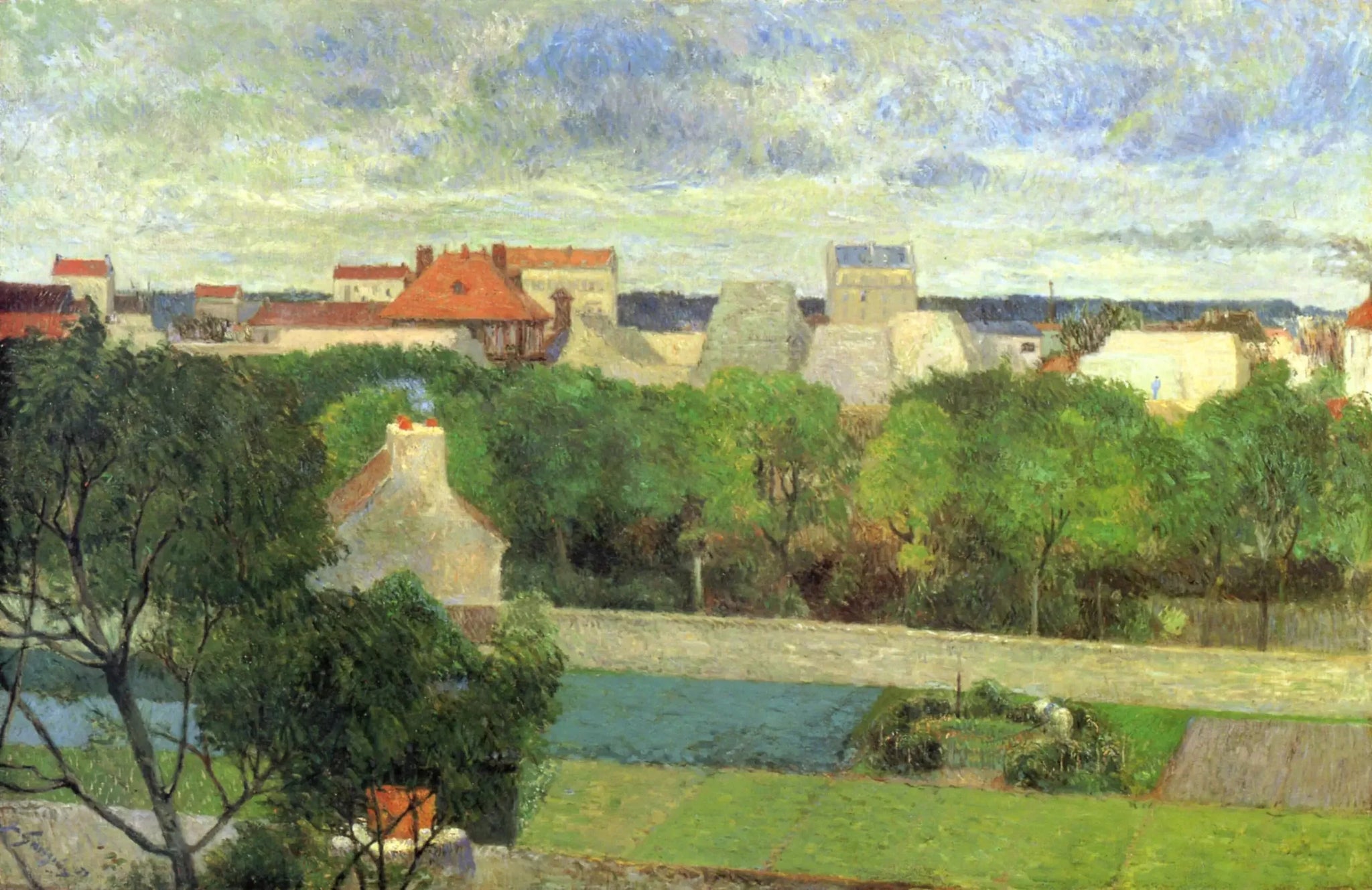 Les Maraîchers de Vaugirard - Paul Gauguin image 1 reproduction réalisée par Alpha Reproduction