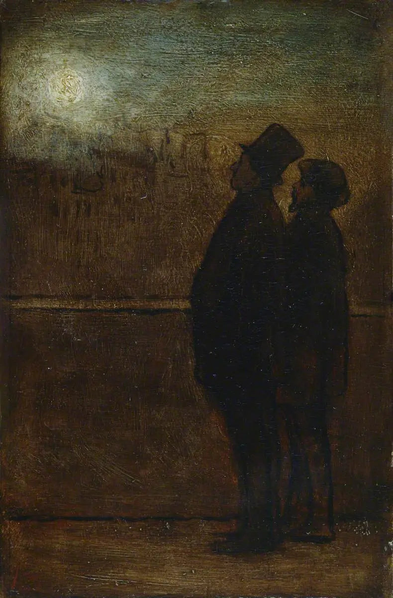 De nachtwandelaars - Honoré Daumier