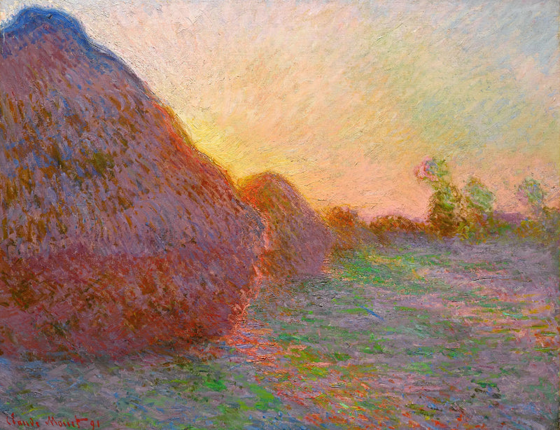 De hooibalen - Claude Monet