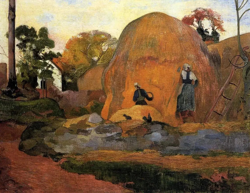De Gele Hooibalen - Paul Gauguin