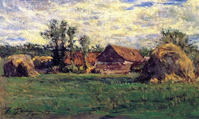 De Hooibergen, of Omgeving van Pontoise - Paul Gauguin