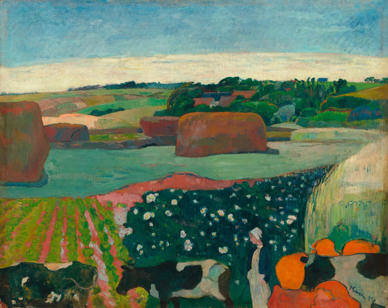 De maïs of Het aardappelveld - Paul Gauguin