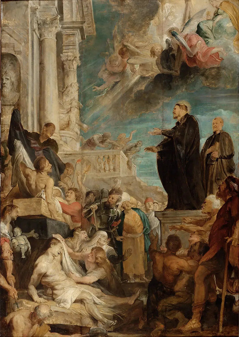 De wonderen van Sint Franciscus Xaverius, Modello - Peter Paul Rubens