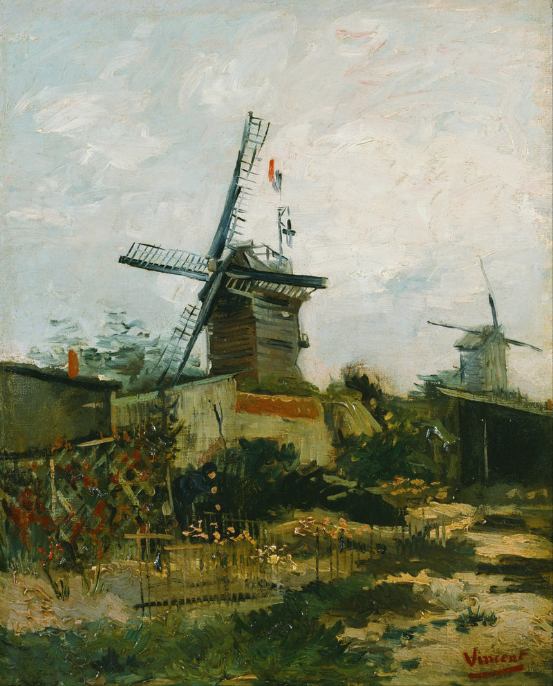 De windmolens van Montmartre - Vincent van Gogh