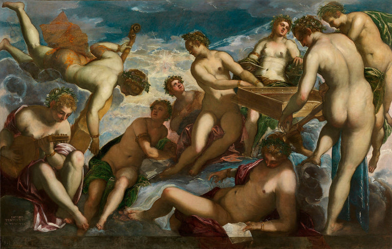De Muzen - Jacopo Tintoretto