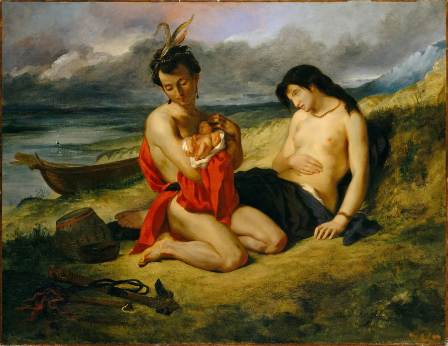 De Natchez - Eugène Delacroix