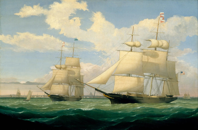 De schepen « Winged Arrow » en « Southern Cross » in de haven van Boston - Fitz Henry Lane

Source:
Les navires « Winged Arrow » et « Southern Cross » dans le port de Boston - Fitz Henry Lane