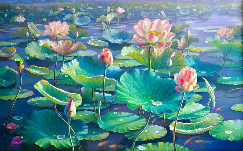 De waterlelies II | 160x100cm