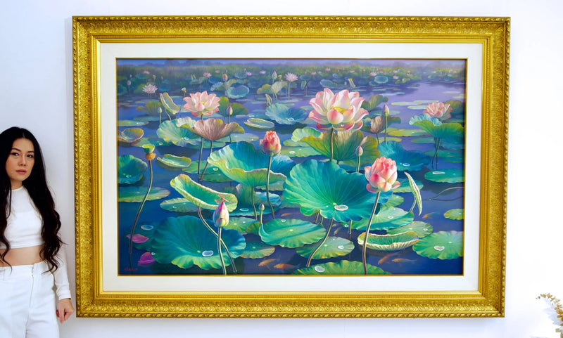 De waterlelies II | 160x100cm