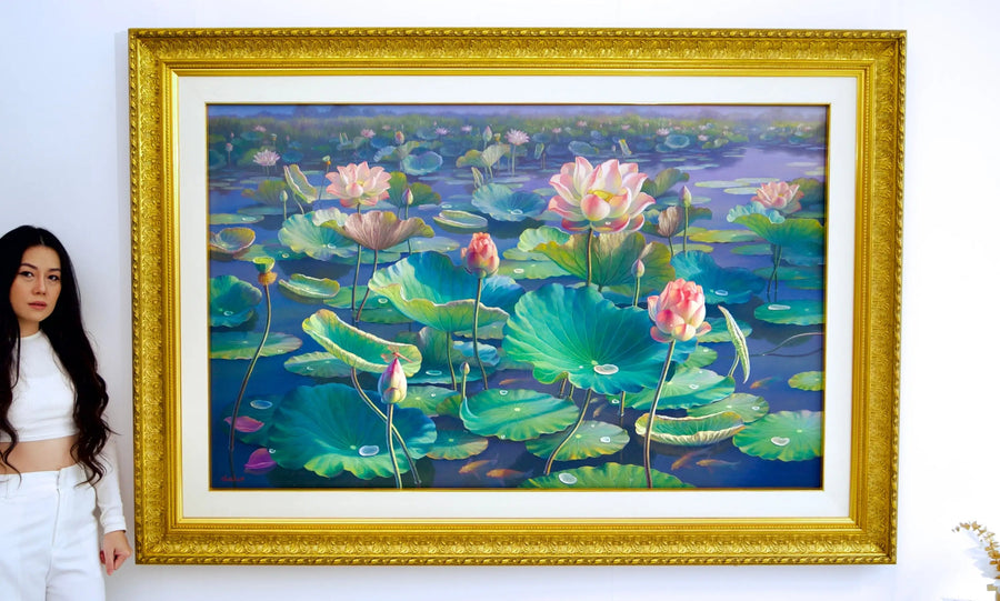De waterlelies II | 160x100cm