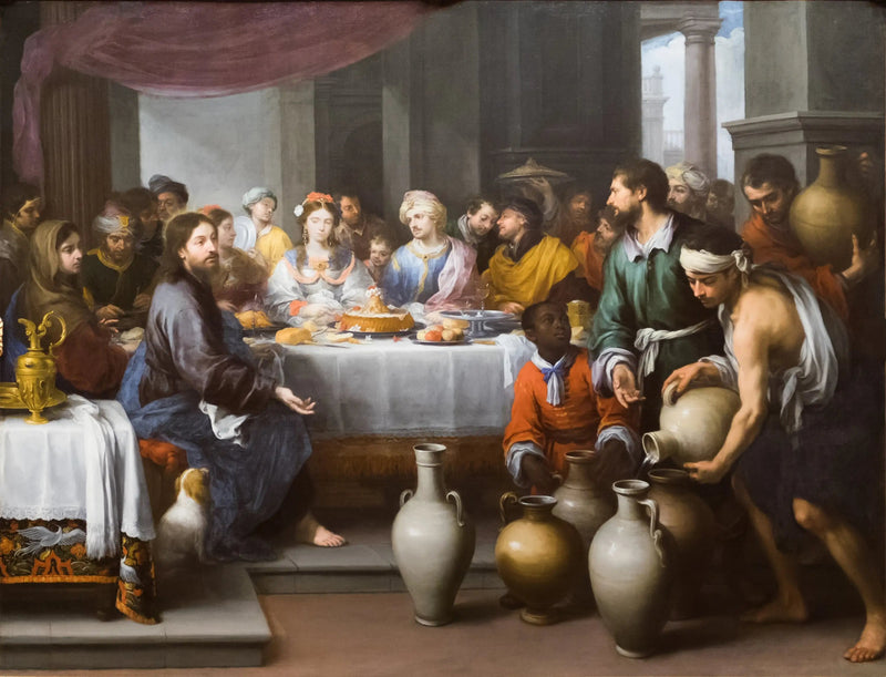 De Bruiloft te Kana - Bartolomé Esteban Murillo

Source:
Les Noces de Cana - Bartolomé Esteban Murillo