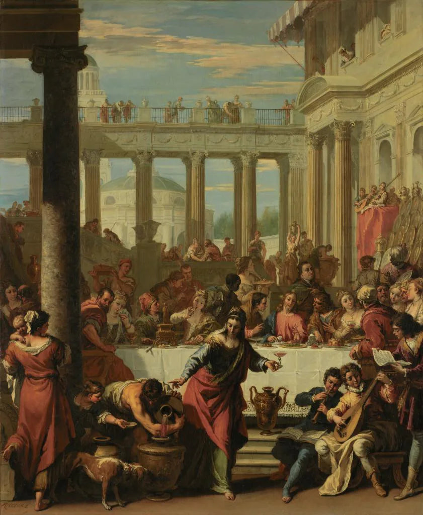 De Bruiloft te Kana - Sebastiano Ricci