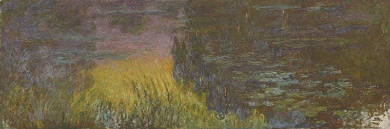De Waterlelies: Zonsondergang - Claude Monet