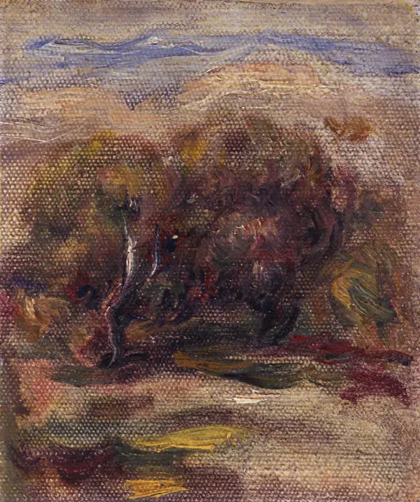 De Olijfbomen in Cagnes-sur-Mer - Pierre-Auguste Renoir