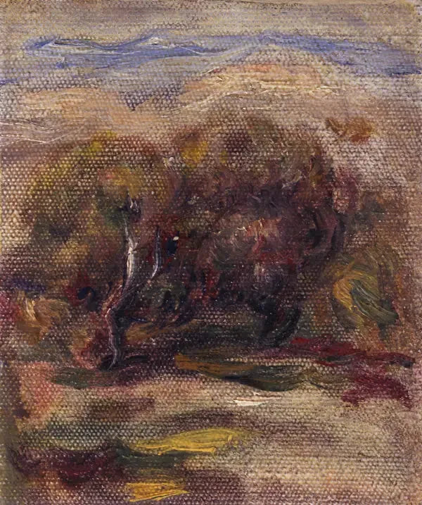 De Olijfbomen in Cagnes-sur-Mer - Pierre-Auguste Renoir