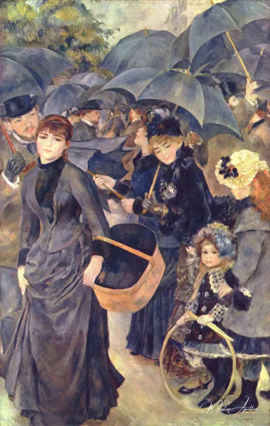 Les Parapluies - Pierre-Auguste Renoir - Reproductions de tableaux et peintures haut de gamme