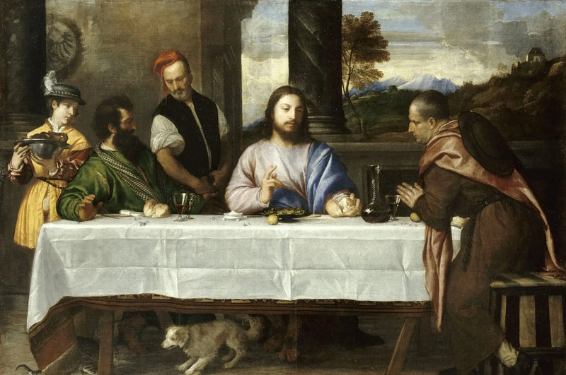 De pelgrims van Emmaüs - Titiaan