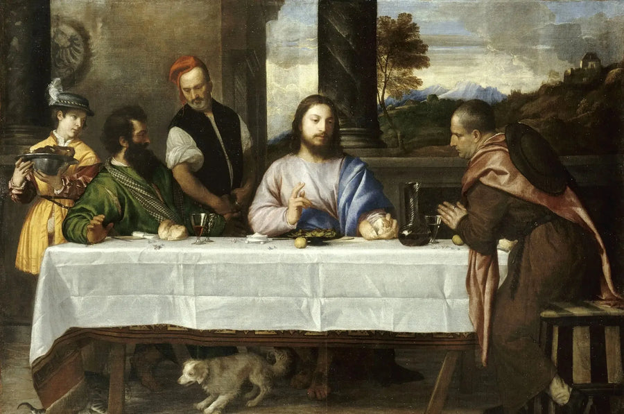 De pelgrims van Emmaüs - Titiaan