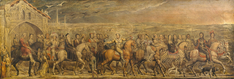 De pelgrims van Canterbury - William Blake