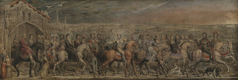 De pelgrims van Canterbury - William Blake
