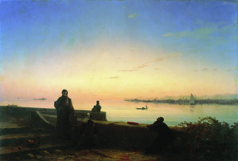 De Mekhitaristische Vaders op het eiland Lazare, Venetië - Ivan Aïvazovski

Source:
Les Pères Mekhitaristes sur l'île de Lazare, Venise - Ivan Aïvazovski