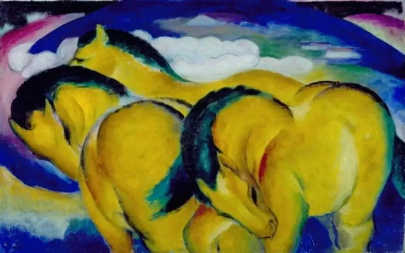 De Kleine Gele Paarden - Franz Marc