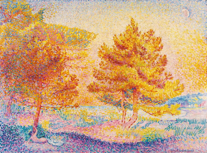 De dennenbomen - Henri-Edmond Cross