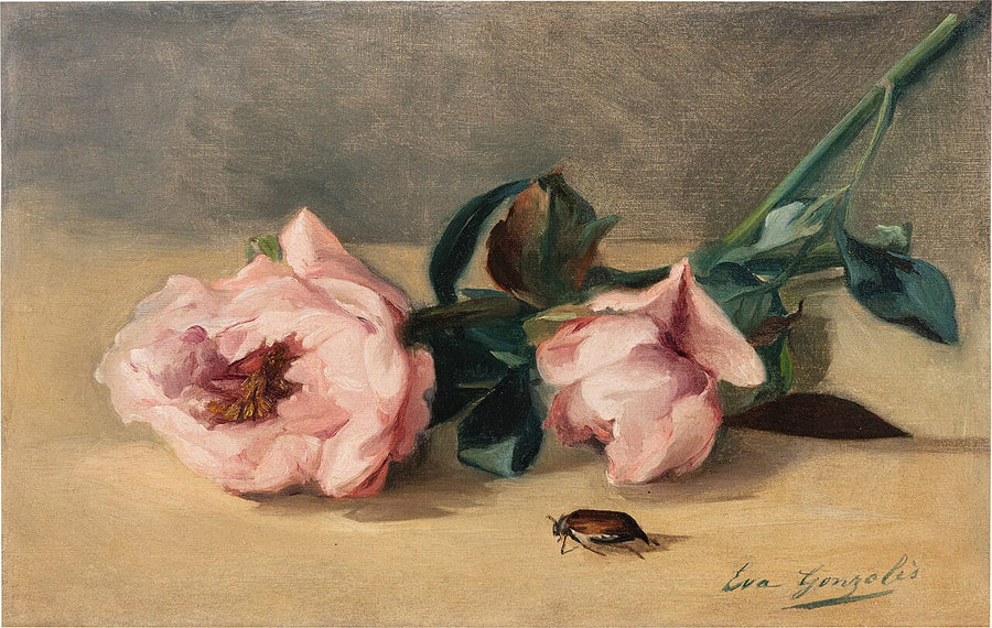 Les Pivoines et le hanneton – Eva Gonzalès