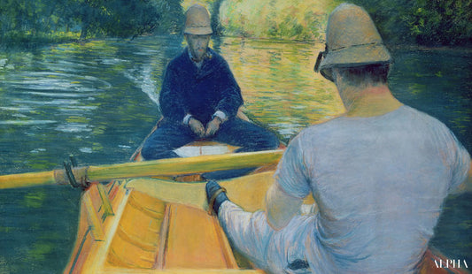 Les plaisanciers sur l'Yerres - Caillebotte - Reproductions de tableaux et peintures haut de gamme