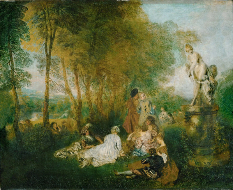 De geneugten van de liefde - Antoine Watteau